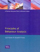 Principles of Behavior Analysis cover