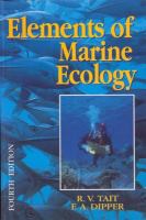 Elements of Marine Ecology cover