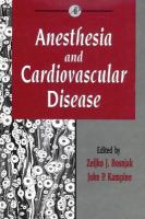 Anesthesia and Cardiovascular Disease: Anesthesia and Cardiovascular Disease cover