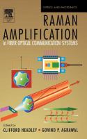 Raman Amplification In Fiber Optical Communication Systems cover