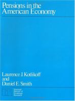 Pensions in the American Economy cover