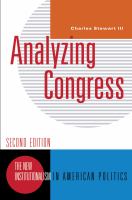 Analyzing Congress cover