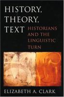 History, Theory, Text Historians and the Linguistic Turn cover