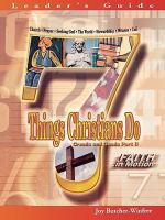 7 Things Christians Do Creeds And Deeds cover