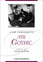 A New Companion to the Gothic cover