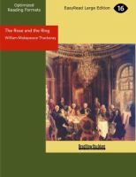 The Rose and the Ring Easyread Large Edition cover