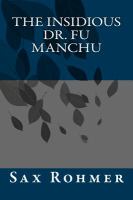 The Insidious Dr. Fu Manchu cover