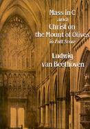 Mass in C and Christ on the Mount of Olives in Full Score cover