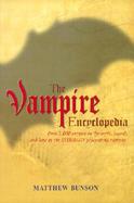 The Vampire Encyclopedia cover