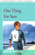 One Thing for Sure cover