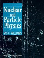 Nuclear and Particle Physics cover