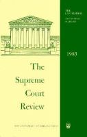 Supreme Court Review 1983 cover