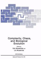 Complexity, Chaos, and Biological Evolution cover