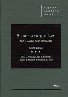 Sports+the Law cover