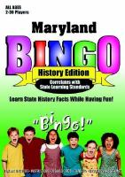 Maryland Bingo History Edition cover