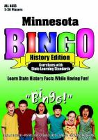 Minnesota Bingo History Edition cover