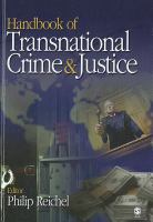 Handbook of Transnational Crime and Justice cover
