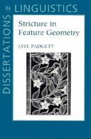 Stricture and Feature Geometry cover