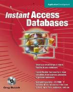 Instant Access Databases with CDROM cover