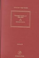 Advances in Heat Transfer 1922-2001, Memorial Volume (volume36) cover