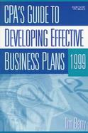 CPA's Guide to Developing Effective Business Plans with CDROM cover