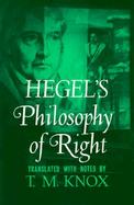 Hegel's Philosophy of Right cover