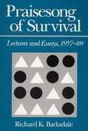 Praisesong of Survival Lectures and Essays, 1957-89 cover