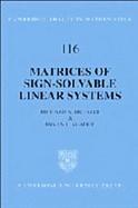 Matrices of Sign-Solvable Linear Systems (volume116) cover