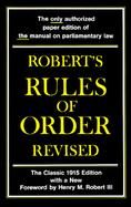 The Scott, Foresman Robert's Rules of or cover
