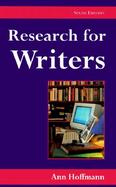 Research for Writers cover