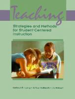 Teaching: Strategies for Students cover