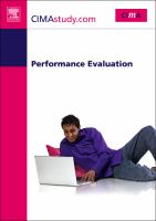 Cimastudy.com Management Accounting Performance Evaluation cover