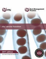 ITIL Service Transition cover
