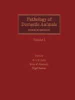 Pathology of Domestic Animals (volume2) cover
