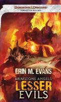 Brimstone Angels: Lesser Evils : A Forgotten Realms Novel cover
