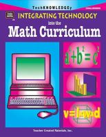 Integrating Technology into the Math Curriculum Grades 5-8 cover