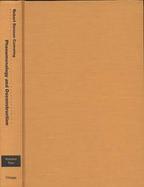 Phenomenology and Deconstruction The Dream Is over (volume1) cover