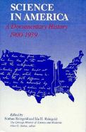 Science in America, a Documentary History, 1900-1939 cover