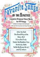 Favorite Songs of the Nineties Complete Original Sheet Music for 89 Songs cover