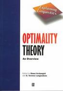 Optimality Theory: An Overview cover