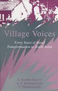 Village Voices Forty Years of Rural Transformation in South India cover