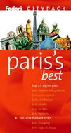 Fodor's Citypack Paris's Best cover