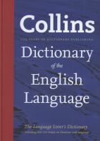 Collins Dictionary of the English Language cover
