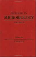Methods in Microbiology (volume16) cover