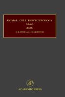 Animal Cell Biotechnology (volume6) cover
