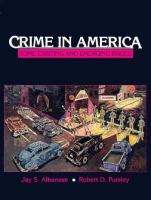 Crime in America Some Existing and Emerging Issues cover