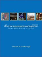 Effective Small Business Management cover