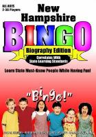 New Hampshire Bingo Biography Edition cover