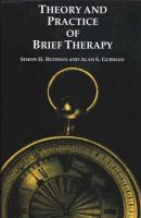 Theory and Practice of Brief Therapy cover