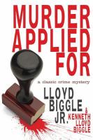 Murder Applied For : A Classic Crime Mystery cover